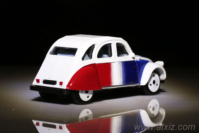 Majorette Citroen 2CV Flag of France