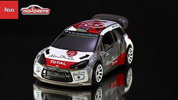 Majorette Citroen DS3 WRC Grey 