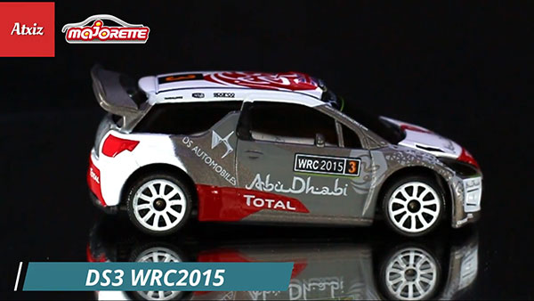 Majorette Citroen DS3 WRC Grey 
