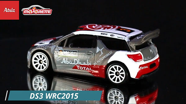 Majorette Citroen DS3 WRC Grey 