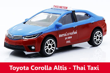 Majorette Thai Taxi Red Blue