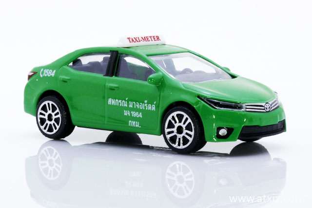 Majorette Thai Taxi Green