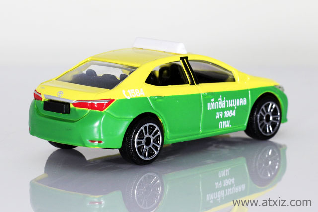 Majorette Taxi Green Yellow