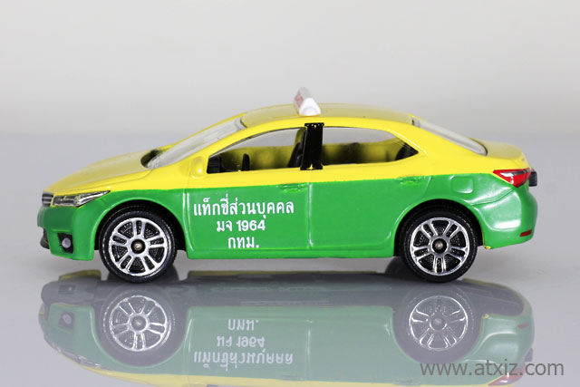 Majorette Taxi Green Yellow