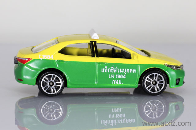 Majorette Taxi Green Yellow