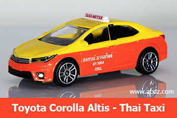 Majorette Taxi Thai Orange Yellow