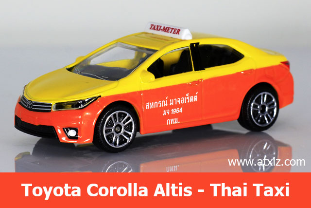 Majorette Thai Taxi Orange Yellow