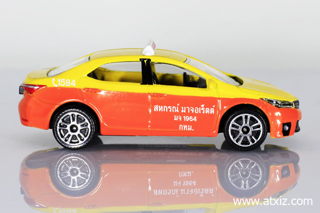 Majorette Thai Taxi Orange Yellow