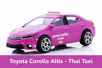 Majorette Thai Taxi Pink