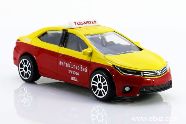 Majorette Thai Taxi Red Yellow