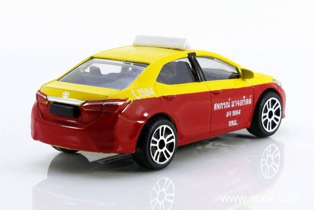 Majorette Thai Taxi Red Yellow