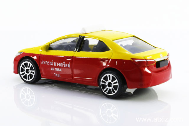 Majorette Thai Taxi Red Yellow