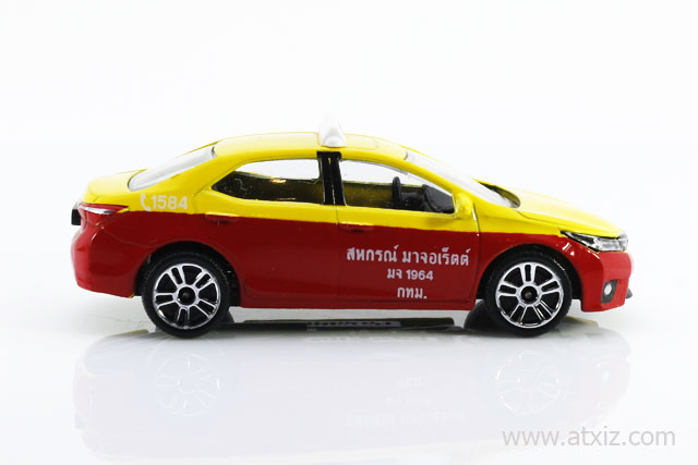 Majorette Thai Taxi Red Yellow