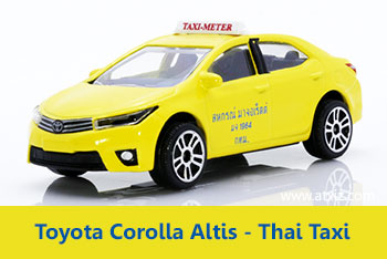 Majorette Thai Taxi Yellow