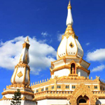 Visit Wat Chedi Chai Mongkol Roi Et
